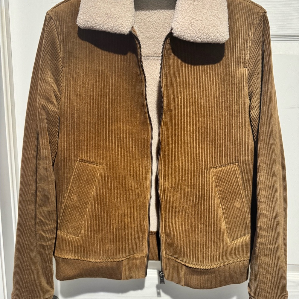 Mango Brown Jacket with Cream Lining